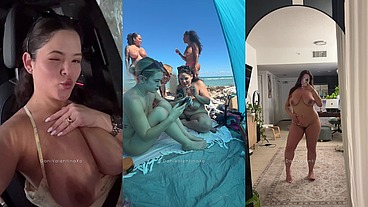 Nude Beach Vlog: Dani Goes To Miami Beach with XXX Friends