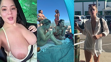 Nude Beach Vlog: Dani Goes To Miami Beach with XXX Friends