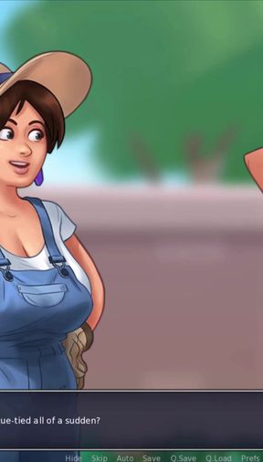 Summertime Saga - she love big cucumbers and i want to give her mine