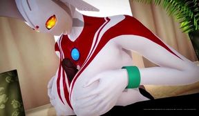 ultrawoman bearhug 3d gameplay animation