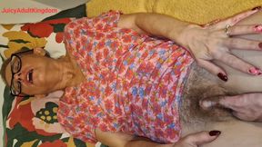 Hands-on intimate exploration yielding toe-curling ecstasy