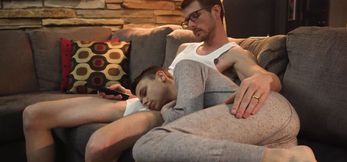 Austin Young tools his papa Alex Killian's erection