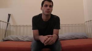 The teen with a skinny body and blameless face