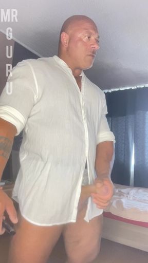 Slow Handjob. Mr Guru Wank
