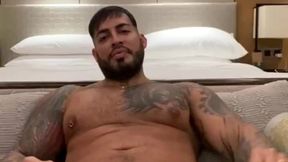 viktor rom in missionary strocking my big cock and asshole