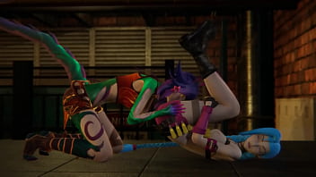 League of Legends Futa - Jinx gets creampied by Neeko