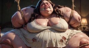 Virgin Fat SSBBW Bound - Scared &amp; Begging for Cock in Her Hairy Pussy