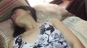 Hot Latina Moans Loudly as She Toys Her Pussy to Squirt and Cum