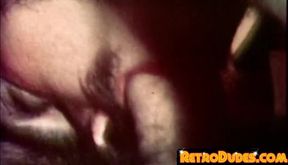 Retro muscle gays sucking their cocks and rimming their asses