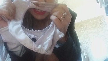 you are a pervert! you get excited by sniffing our step grandma's underwear!