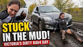 Vika Hard Stuck in the Mud All Covered in Dirt 21 Min