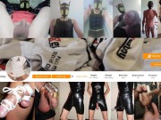 SK Paddling my pumped up balls wearing urethal chastity 1