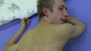 CzechHunter: Bareback nailed rough next to nervous Czech guy blond hair