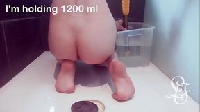 How much can I hold? Testing my Limits with the Enema Syringe!