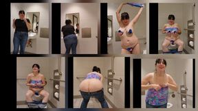 Filmed By Pea Public Restroom Saturdate Night Dance Party