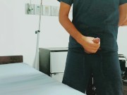 in the hospital room