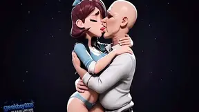 Insanely erotic jump rope girl gets it from behind in 3D animation