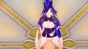 Clorinde Begs for You in Sultry 3D Hentai Fantasy Ride