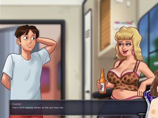 Summertime saga FHD #47 - Fucking my mother in law and i cum inside - Jazziuu - Gameplay