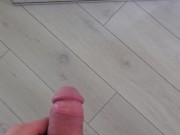 Swinging my cock back and forth