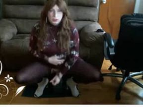 Sabrina's Solo Anal Play with Sex Toy