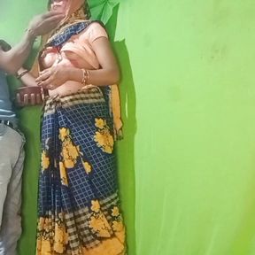 Special Desi village Indian new marriage first time Holi devar aur bhabhi saree removing finger and doggy style hindi au