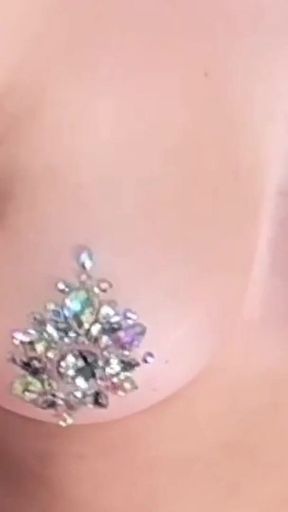 Amazingly Beautiful Hot Blonde Raver Girl Direct From Edm Festival Gives an Intensive Handjob