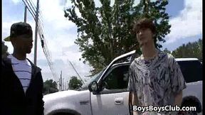 Blacks On Boys Gay Hardcore Fuck Video 16