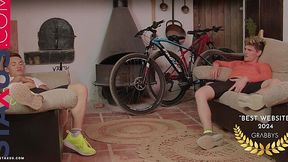 Horny Cyclists Fuck Hard After Intense Ride | Staxus