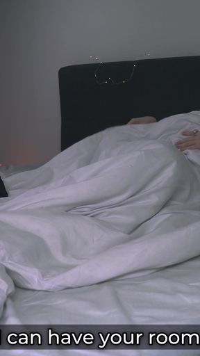 I Fucked My Virgin Step Sister on New Year's Eve in Shared Bed!   Clip 1