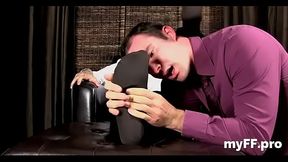 Non-professional fetish homo stimulation