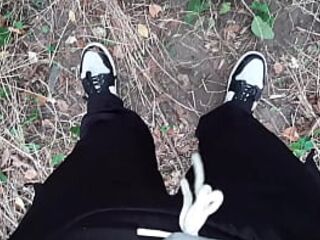 I stroke in a public park