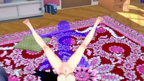 AsianKayama Nemuri gets a hardcore blowjob and creampie in My Hero
