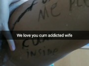Guys love your cum-addicted wife with fertile pussy! [Cuckold. Snapchat]