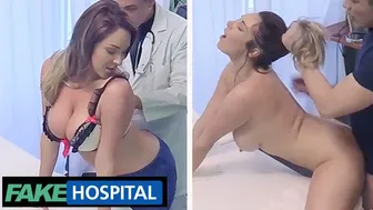 British Busty Brunette Seduces Her Czech Doctor in a Steamy Hospital Encounter