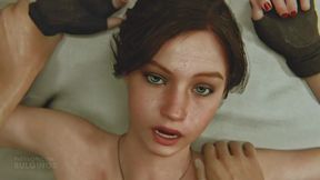 Claire Redfield - Pounding Her Even After Filling Her Up