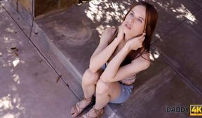 daddy4k. girl is fed up with egocentric bf thats why she seduces his dad
