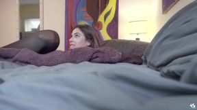 True Amateurs - Caucasian Melissa Lopez Takes a Deep Throat Blowjob Session From Seth Till a Cum Shot