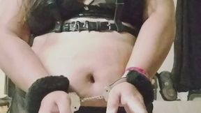 Im handcuffed and bondage and i still can touch my belly button