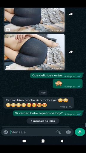 Hot Chat with My Ex's Whore, with Photos