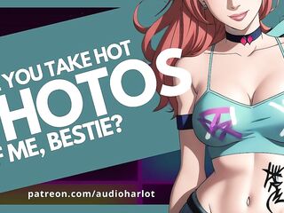 Helping Your Fitness Model Bestie Take Pictures For A Competition (Audio Porn)