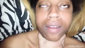 Ebony Babe Hard Orgasm