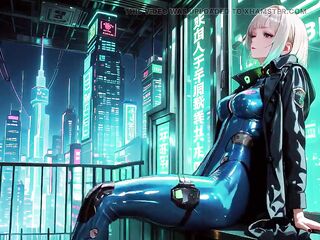 Golden-haired Knight Lounges Seductively While Her Silver-haired Partner Kneels to Serve
