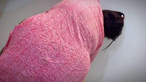 sexy Mumbai pretty girl is clean her Room without pant &amp; she try to seduce him to get rough sex