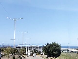 Taxi grab driver jakol muna sa parking area whilst expecting the airplanes arrive