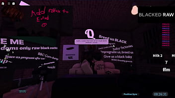 Two whores' get blacked in Roblox condo