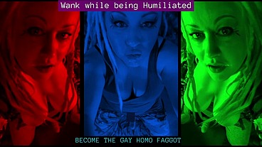 Wank while being Humiliated GAY HOMO FAG AUDIO by Goddess Lana