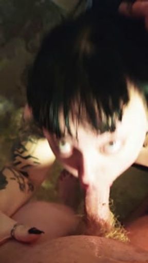 POV dream tinder hookup with squirting goth pawg