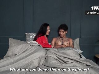 Large-bottomed stepmother seeks in her stepson the companionship her spouse not ever gives her.