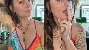 Sexy smoking JOI